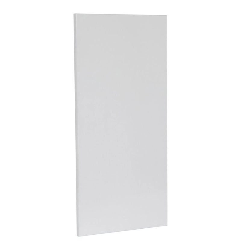 Panneau d'extrémité mural pour armoire de cuisine en aggloméré bleu/marron clair/argent/blanc/noir