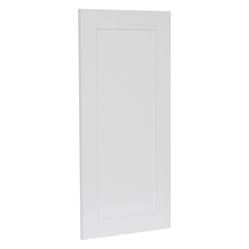 Panneau d'extrémité mural pour armoire de cuisine en aggloméré bleu/marron clair/argent/blanc/noir