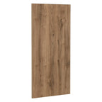 Panneau d'extrémité mural pour armoire de cuisine en aggloméré bleu/marron clair/argent/blanc/noir