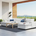 Canapé d'angle d'extérieur 6 places Commix Sunbrella