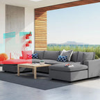 Canapé d'angle d'extérieur 6 places Commix Sunbrella
