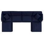 Canapé d'angle d'extérieur 6 places Commix Sunbrella