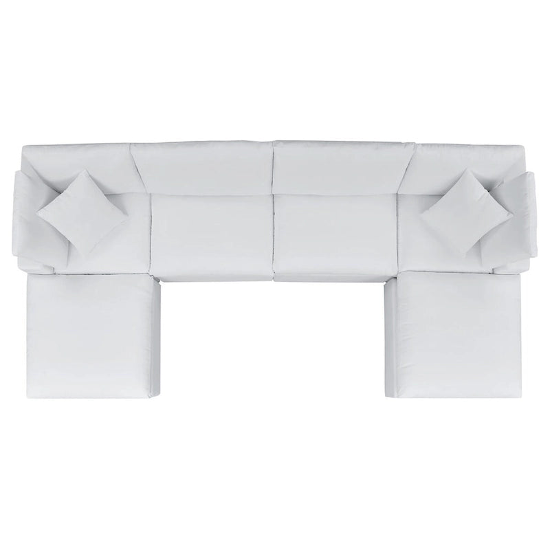 Canapé d'angle d'extérieur 6 places Commix Sunbrella
