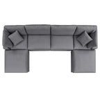 Canapé d'angle d'extérieur 6 places Commix Sunbrella