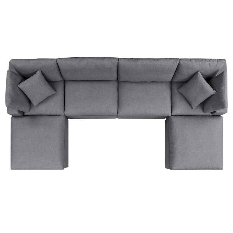 Canapé d'angle d'extérieur 6 places Commix Sunbrella