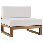 Ensemble de mobilier de jardin 4 pièces en teck Upland