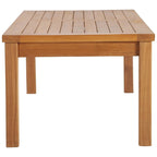 Ensemble de mobilier de jardin 4 pièces en teck Upland