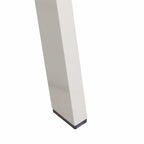 HIGOLD 6801 Nofi Salon de Jardin pour 4/6 personnes avec Coussins/Textile Gris, Structure en Aluminium, Plateau de Table Imitation Teck