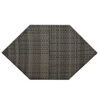 Ensemble de conversation d'extérieur 6 pièces avec pouf, coussins et petites tables d'appoint