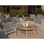 Ensemble de café Oxford Garden Travira 5 pièces, teck naturel