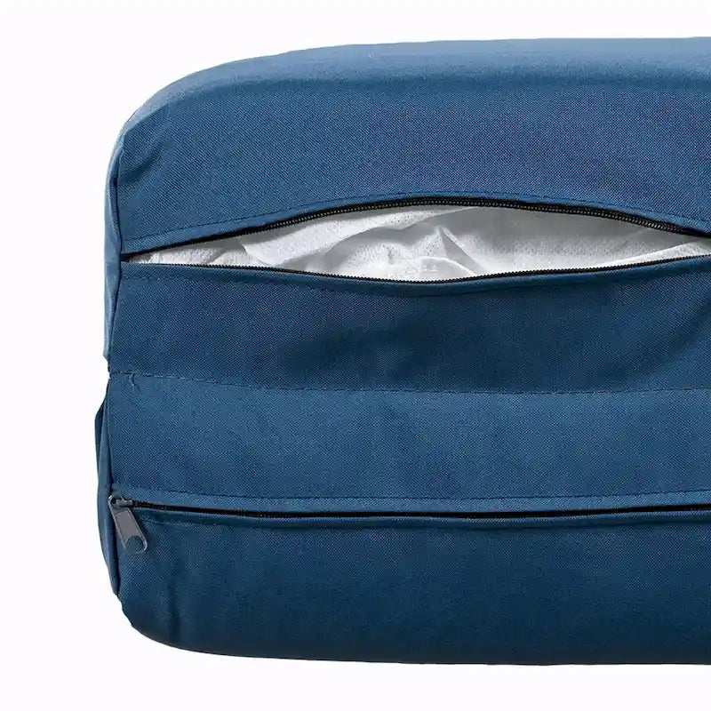 Bain de soleil extérieur avec rideaux, grand confort, adapté