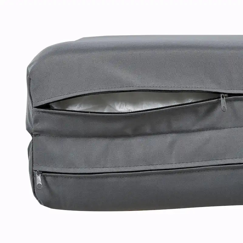 Bain de soleil extérieur avec rideaux, grand confort, adapté