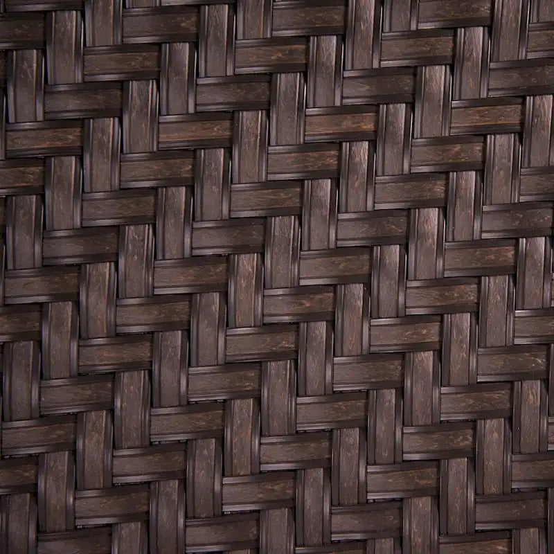 Ensemble de salle à manger d'extérieur 7 pièces Barcelo en aluminium – Marron foncé