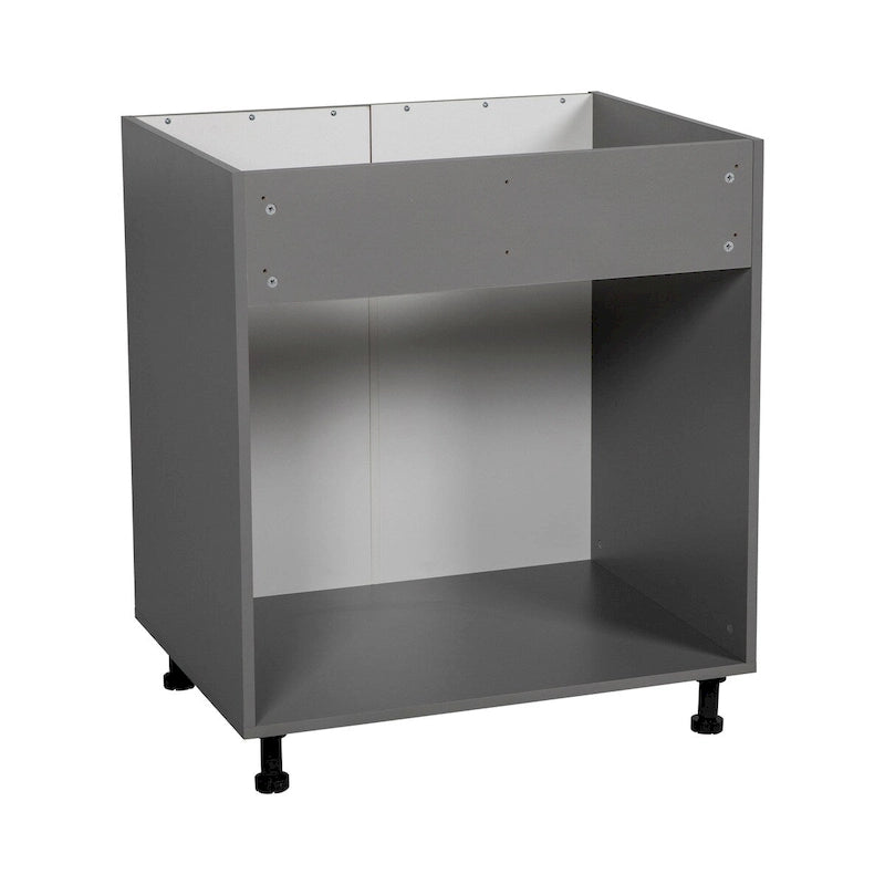 30 armoires sous évier-porte double haute-gris - 30 x 34 1/2 x 23 3/8