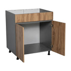 30 armoires sous évier-porte double haute-gris - 30 x 34 1/2 x 23 3/8