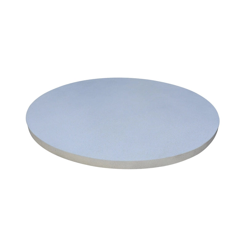 Table à manger d'extérieur en teck avec plateau en polystone