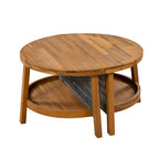 Ensemble de salon de jardin 6 places avec coussins et table basse
