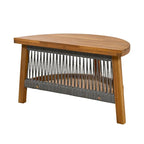 Ensemble de salon de jardin 6 places avec coussins et table basse