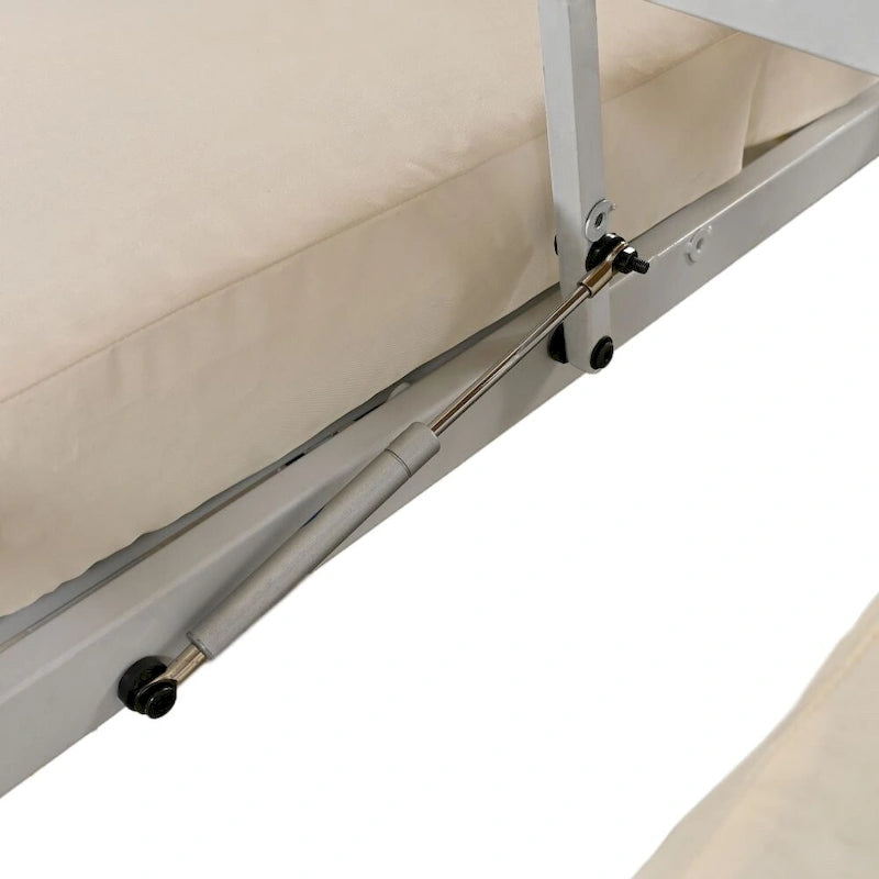 Bain de soleil/lit de repos extérieur avec coussins, sièges réglables