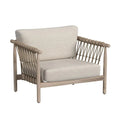 Chaise d'appoint d'extérieur en bois de teck Leo Classic Home