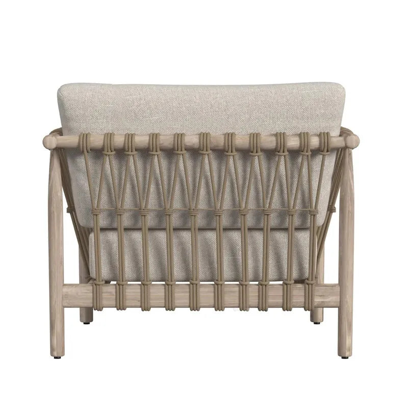 Chaise d'appoint d'extérieur en bois de teck Leo Classic Home
