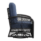 Ensemble de 3 chaises de patio pivotantes Maybelle