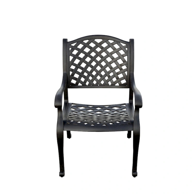 Ensemble de salle à manger d'extérieur Nassau 11 pièces (avec 2 fauteuils à bascule pivotants) et table à manger rectangulaire extensible 42 x 92 / 42 x 120