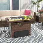 Ensemble de mobilier de patio 11 pièces, ensembles de canapé sectionnel d'extérieur