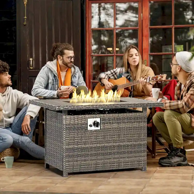 Ensemble de mobilier de patio 11 pièces, ensembles de canapé sectionnel d'extérieur