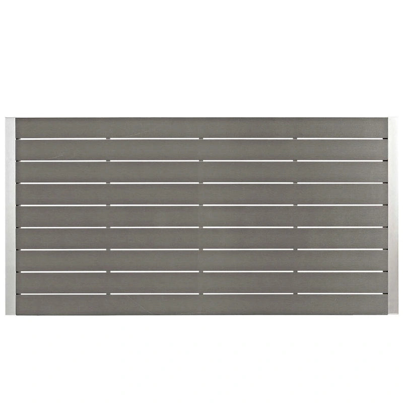 Ensemble de salle à manger d'extérieur 7 pièces en aluminium Shore