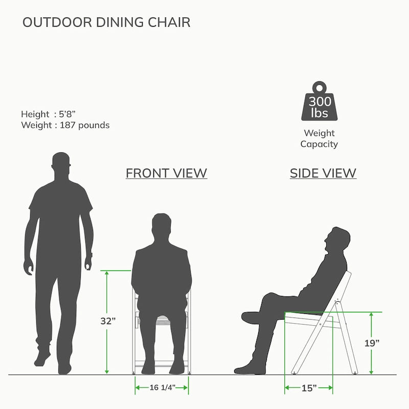 Ensemble de salle à manger d'extérieur pliant 7 pièces Cambridge Casual Miami en teck avec coussins d'assise Sunbrella