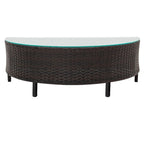 Ensemble de mobilier de jardin en forme de U de 5 pièces