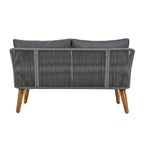 Ensemble de conversation de 4 pièces pour patio extérieur