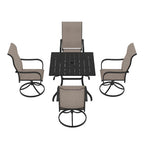 Aluminum Patio Extendable Dining Table 53- 106