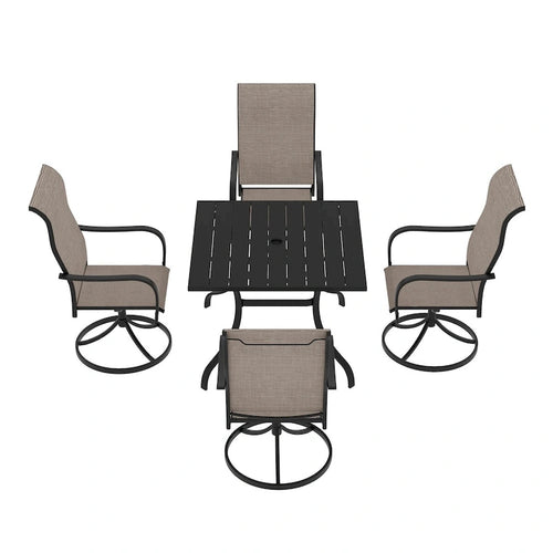 Aluminum Patio Extendable Dining Table 53- 106