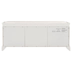 Banc de rangement Espresso/Gris/Marine/Noir/Blanc avec 2 tiroirs et 2 placards
