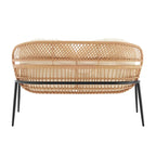 Ensemble de conversation d'extérieur moderne 4 pièces Manhattan Comfort Pine