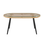 Ensemble de conversation d'extérieur moderne 4 pièces Manhattan Comfort Pine
