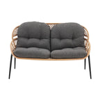 Ensemble de conversation d'extérieur moderne 4 pièces Manhattan Comfort Pine