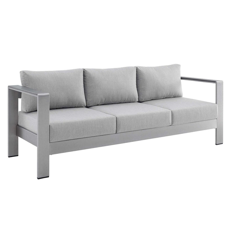Canapé d'extérieur en aluminium avec tissu Sunbrella de Shore