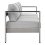 Canapé d'extérieur en aluminium avec tissu Sunbrella de Shore
