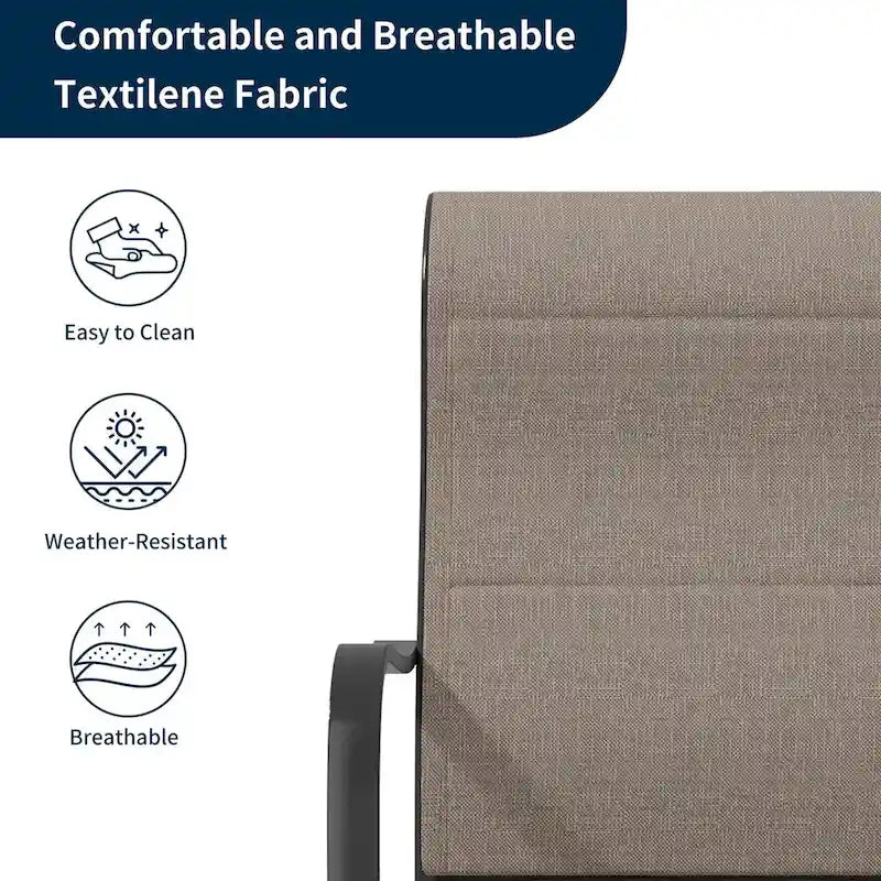 Ensemble de salle à manger d'extérieur 9 pièces avec table extensible