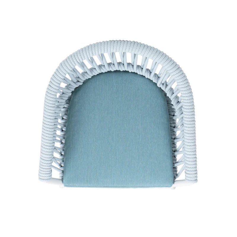 Tabourets de comptoir de terrasse Maiden 27 en corde tressée (lot de 2)