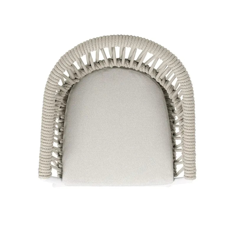 Tabourets de comptoir de terrasse Maiden 27 en corde tressée (lot de 2)