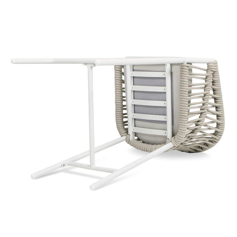 Tabourets de comptoir de terrasse Maiden 27 en corde tressée (lot de 2)
