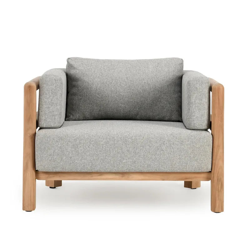 Chaise d'appoint d'extérieur en teck Aston Classic Home