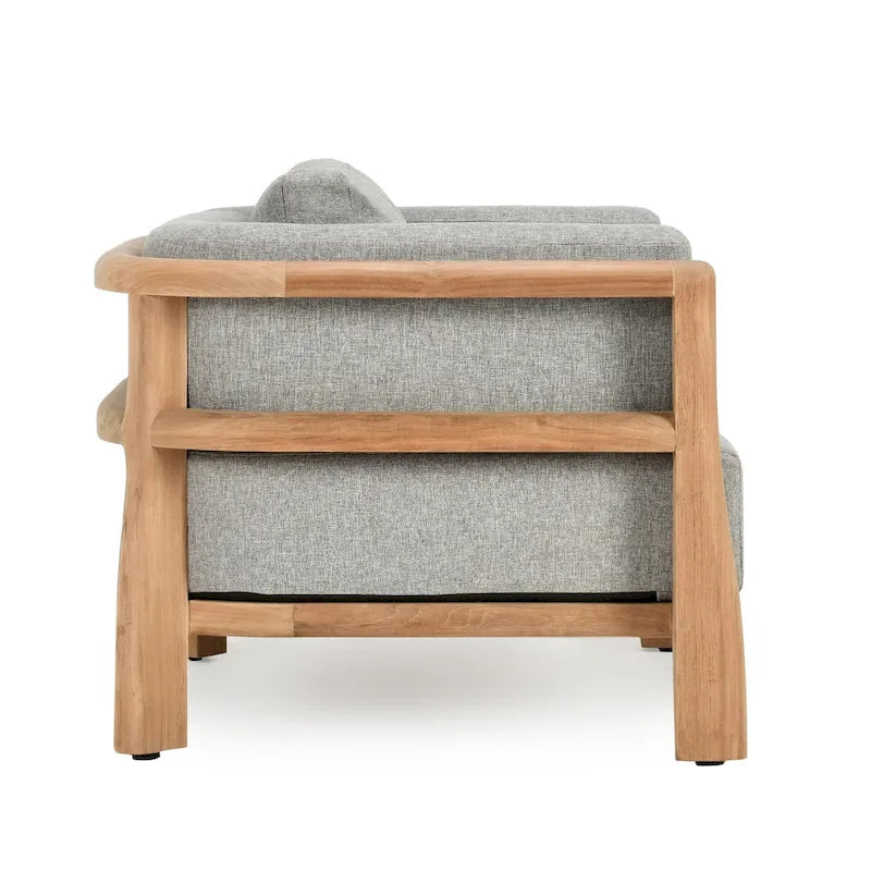 Chaise d'appoint d'extérieur en teck Aston Classic Home