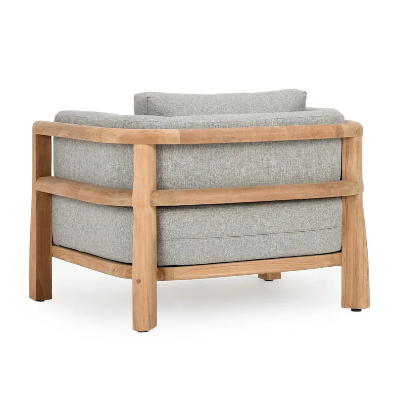 Chaise d'appoint d'extérieur en teck Aston Classic Home