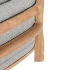 Chaise d'appoint d'extérieur en teck Aston Classic Home