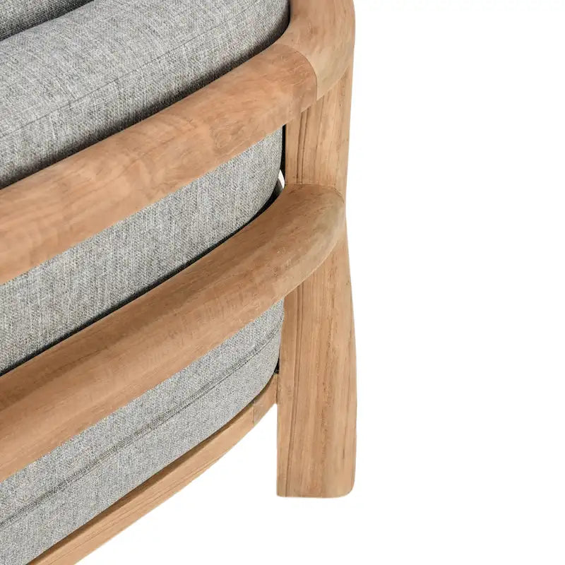 Chaise d'appoint d'extérieur en teck Aston Classic Home